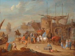Oriental Harbour by Jan-Baptiste van der Meiren