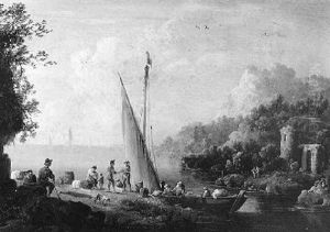 Figures Disembarking From A Boat Figures Disembarking From A Boat