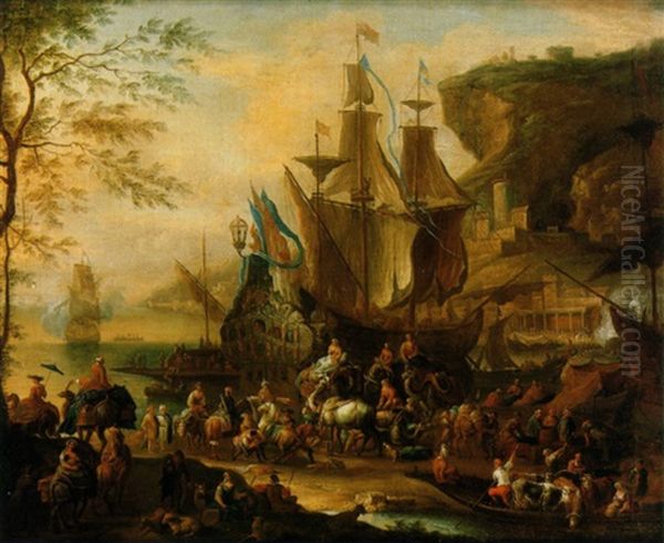 A Harbour Scene - view 1
