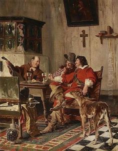 Eine Frohliche Gesellschaft by Ernst Meisel