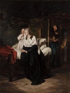 Marie Antoinette In Chambers by Ernst Meisel