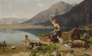 Greetings Over The Lake by Adolf Ernst Meissner