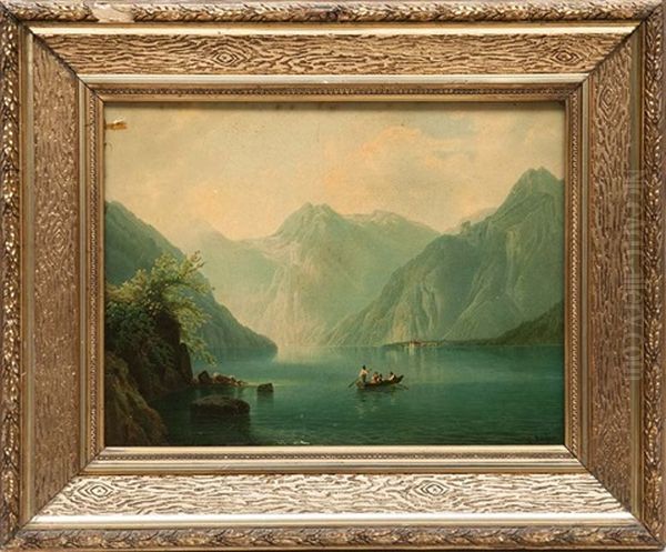 Ruderer Auf Dem Bergsee - view 1