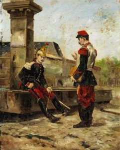 Le Rapport by Jean-Louis-Ernest Meissonier