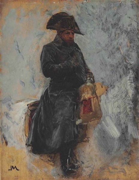 Study For Napoleon On Horseback From Campagne De France - view 1