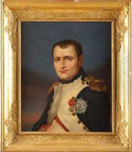 Portrait De Napoleon Ier En Uniforme De Colonel Des Grenadiers De La Garde Portant La Grande Plaque De La Legion D"honneur