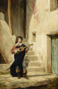 Le Joueur De Serenade by Jean-Louis-Ernest Meissonier