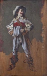 Portrait D'un Mousquetaire by Jean-Louis-Ernest Meissonier