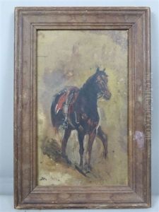 Etude De Cheval by Jean-Louis-Ernest Meissonier