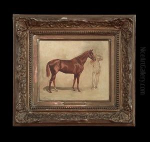 Cheval Alezan (chestnut Horse) by Jean-Louis-Ernest Meissonier