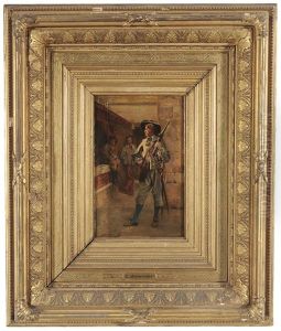 Cavalier In An Interior by Jean-Louis-Ernest Meissonier