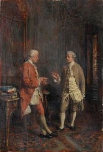 The Conversation by Jean-Louis-Ernest Meissonier
