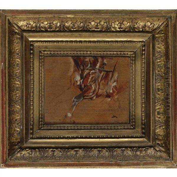 Small Study For A Charging Horse - view 1