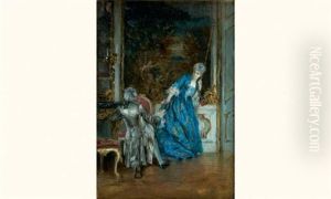 Scene Galante by Jean-Louis-Ernest Meissonier