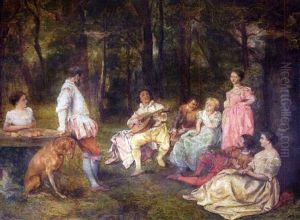 Le Concert Champetre by Jean-Louis-Ernest Meissonier