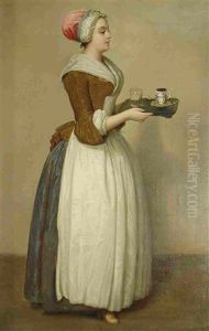 La Chocolatiere by Jean-Louis-Ernest Meissonier