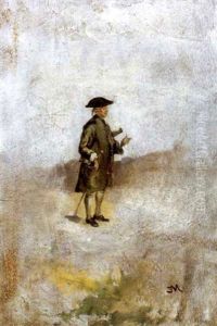 L'homme Au Bicorne by Jean-Louis-Ernest Meissonier
