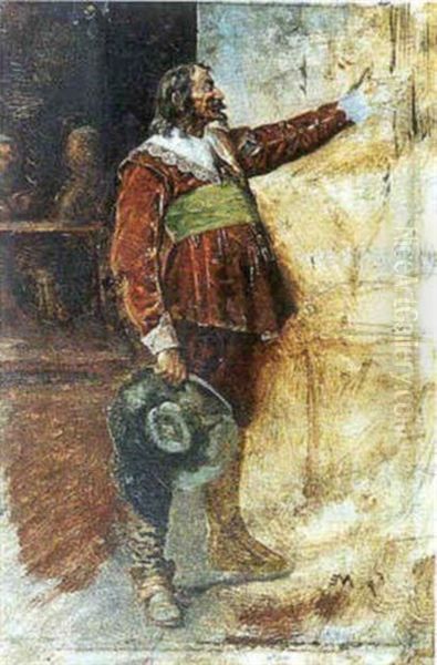 Mousquetaire Pour Le Tableau Du Salon De 1865 - view 1