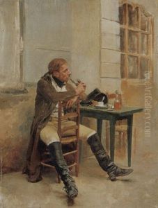 Le Fumeur by Jean-Louis-Ernest Meissonier