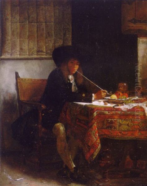 The Seated Cavalier - view 1