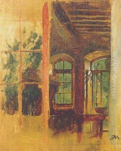 Interieur D'auberge by Jean-Louis-Ernest Meissonier