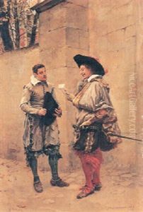 Deux Gentilshommes by Jean-Louis-Ernest Meissonier
