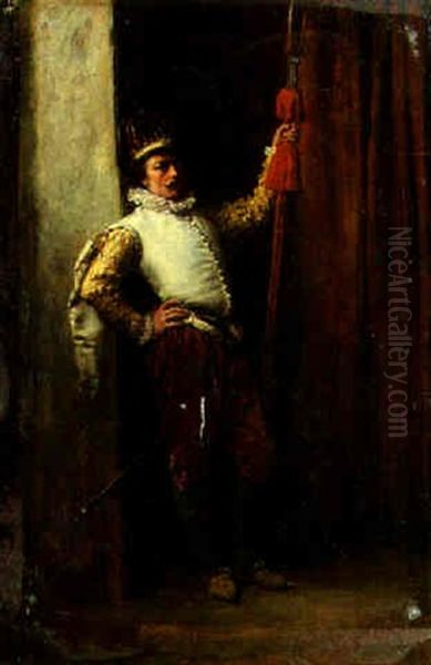 A Standing Cavalier - view 1