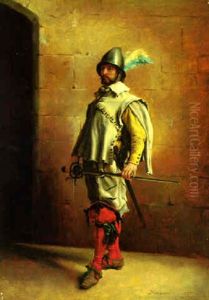 The Cavalier: Portrait Of The Artist by Jean-Louis-Ernest Meissonier