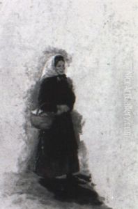 Peasant Woman by Jean-Louis-Ernest Meissonier
