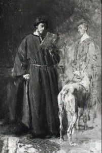 La Lecture De La Lettre by Jean-Louis-Ernest Meissonier