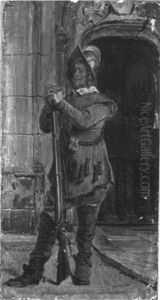 Etude D'un Homme D'armes by Jean-Louis-Ernest Meissonier