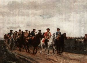 Maurice, Comte De Saxe, With His Troops Maurice, Comte De Saxe, With His Troops