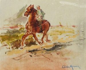 Etude De Cavalier (study)