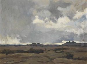 Paysage by Joseph (Francois Xavier) Meissonnier