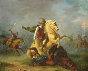 Wahrend Der Reiterschlacht by Ernst Meister