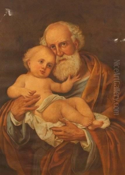 St. Joseph With Christ - view 1