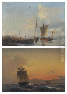 Bateaux Sur La Cote; Bateaux Le Soir (2 Works)