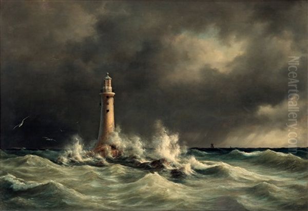 Lighthouse At Stora Balt - view 1