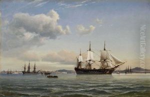 Segelschiffe Vor Konstantinopel