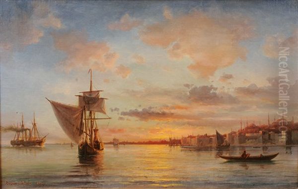 Ships Off Constantinople - view 1