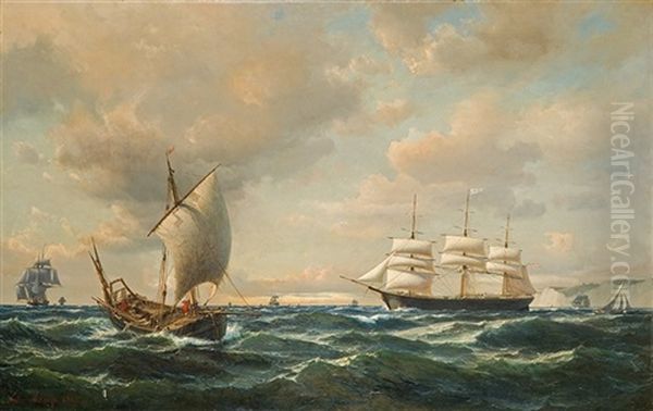 Tallships At England Shore - view 1