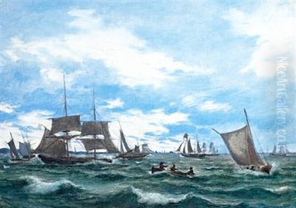 Numerous Ships And Prams On The Water - view 1