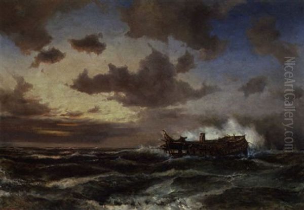 Alexander Nevskis Stranding Ud For Den Jyske Vestkyst - view 1