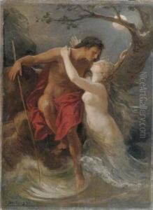 A Sea Nymph by Carl Bertling