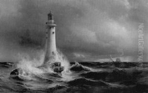 Le Phare by Daniel Hermann Anton Melbye
