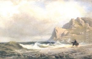 Ryttare Pa Strand