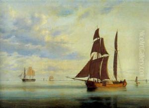 En Kuf I Stille Vejr by Daniel Hermann Anton Melbye