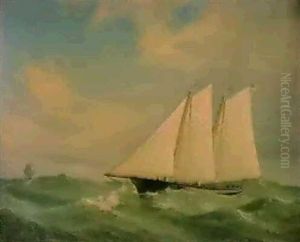 Skonnerten 'america'. Vinderen Af America's Cup 1851