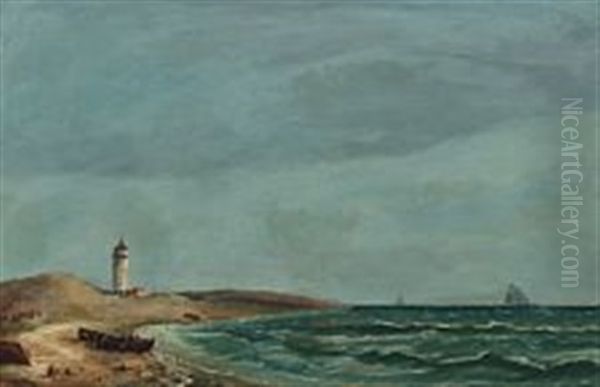 Coastal Scape At Skagen With Fishermen By The Boats - view 1