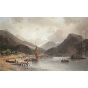 Unloading The Barge by Vilhelm Melbye